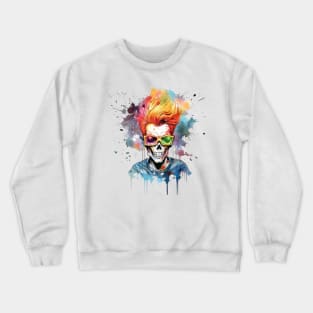Colorful Skulls Crewneck Sweatshirt